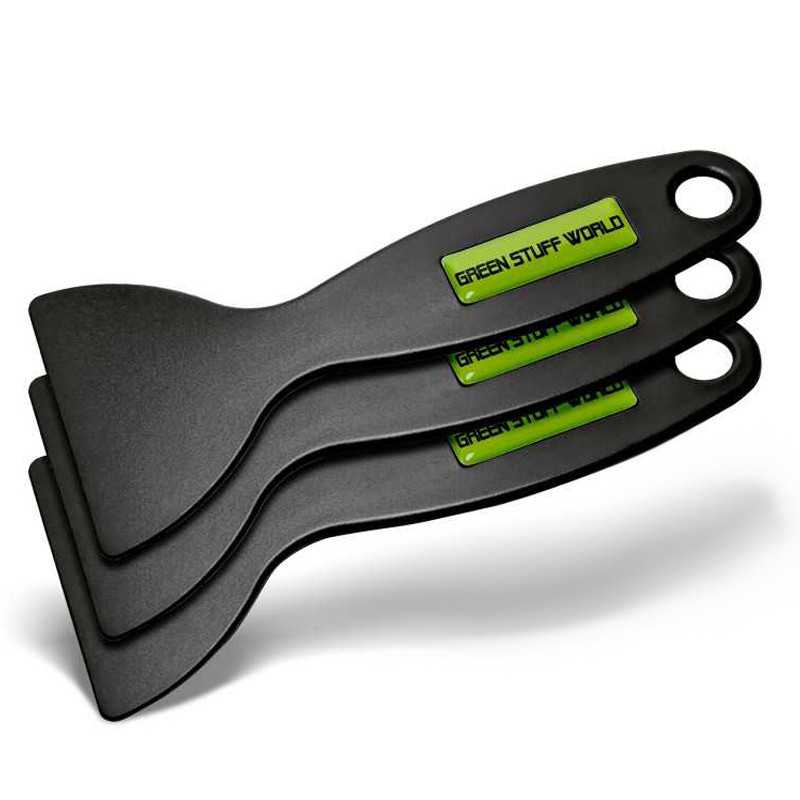 Black Plastic Spatulas for 3D Printers