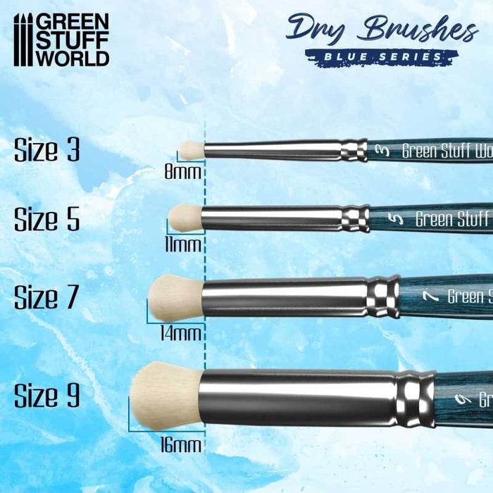 BLUE SERIES Round Dry Brush - Size 9