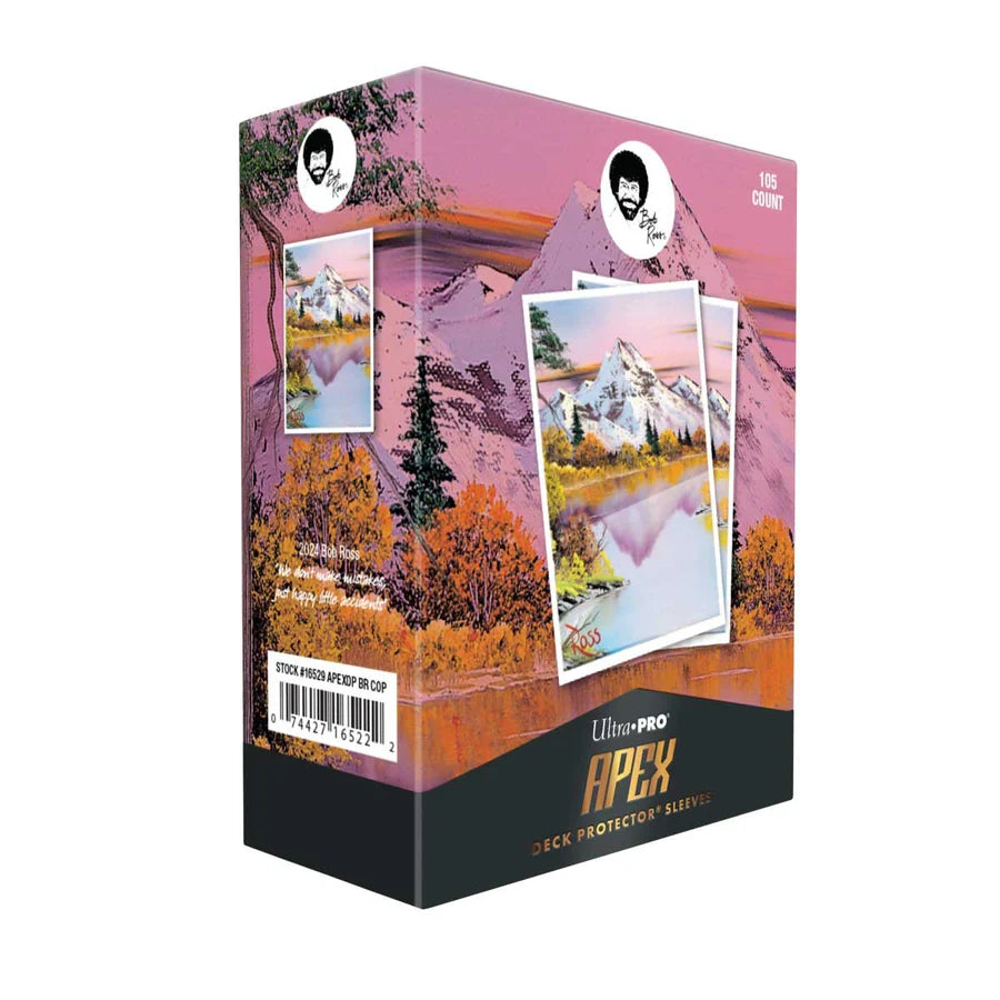 Ultra Pro Bob Ross Mighty Mountain Lake 105ct APEX™ Deck Protector Sleeves