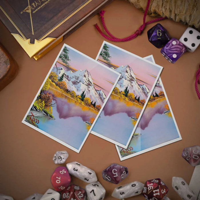 Ultra Pro Bob Ross Mighty Mountain Lake 105ct APEX™ Deck Protector Sleeves