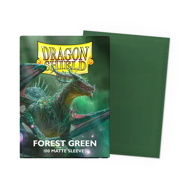 Dragon Shield - Matte Sleeves - Standard Size - Forest Green