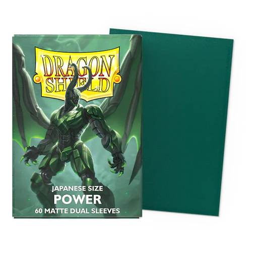 Dragon Shield Power - Matte Dual Sleeves - Japanese Size