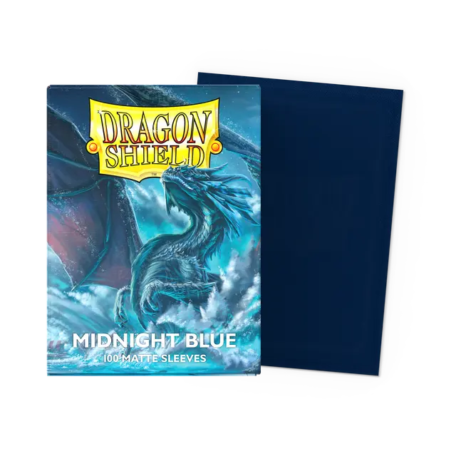 Dragon Shield - Matte Sleeves - Standard Size - Midnight Blue