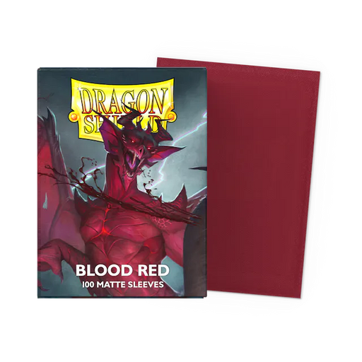 Dragon Shield Standard Sleeves - Blood Red (100 Sleeves)