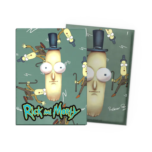 Dragon Shield - Brushed Art Sleeves - Standard Size - Rick & Morty: Mr. Poopy Butthole