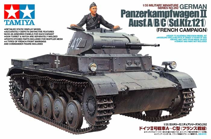 German Pz Kpfw II Ausf A/B/C