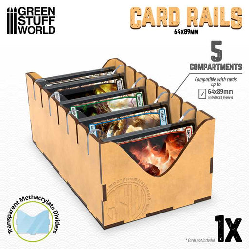 Card Rails Organizer - 100x185mm