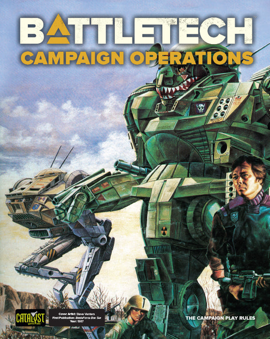 Battletech: Campaign Operations Vintage Cover Reprint