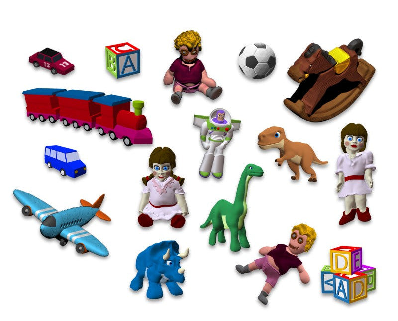 Children's Toys Resin Set