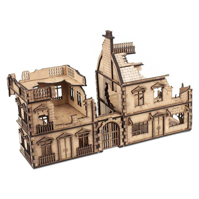 TTCombat - City Rowhouse Café and Terrace Destroyed