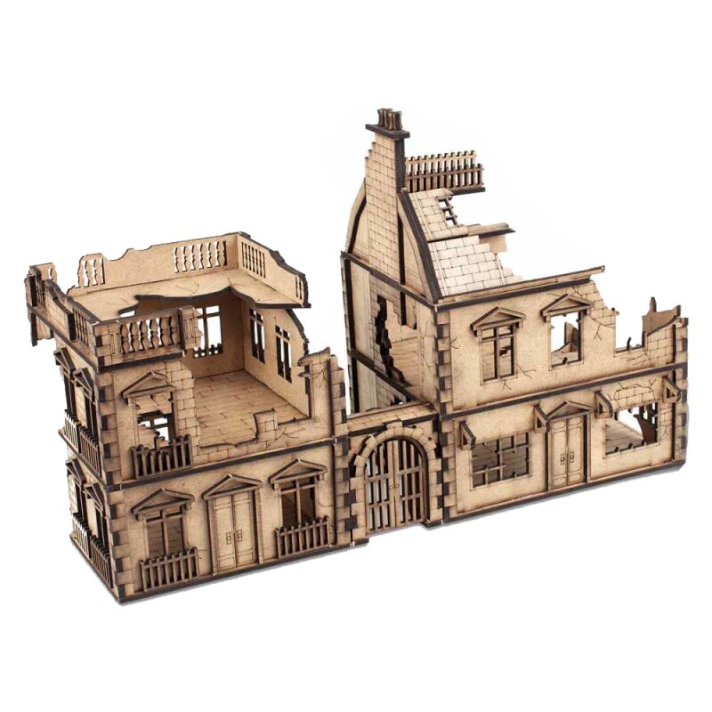 TTCombat - City Rowhouse Café and Terrace Destroyed