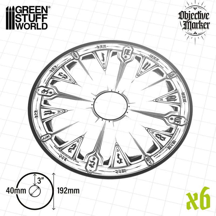 Green Stuff World - Clear Objective Markers