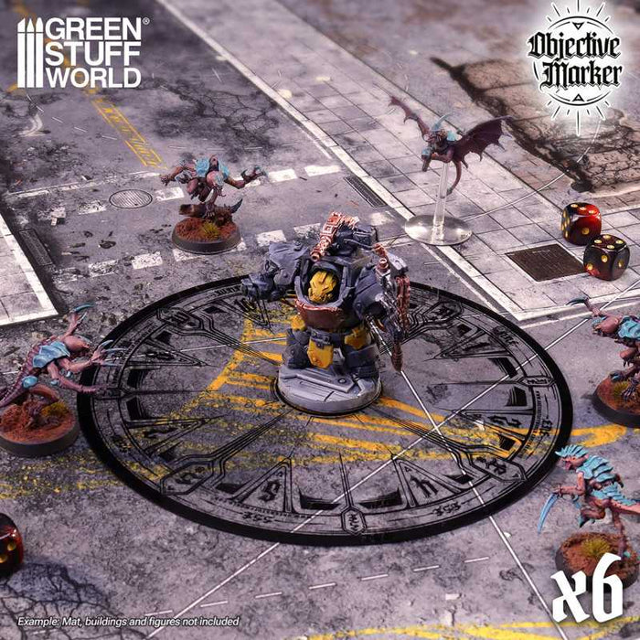 Green Stuff World - Clear Objective Markers