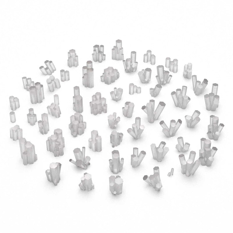 Resin Crystals: Prismatic Quartz Crystals - Clear | Green Stuff World