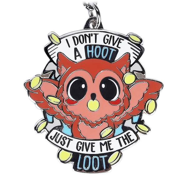 GlassStaff Metal Keychain - Gimme Loot