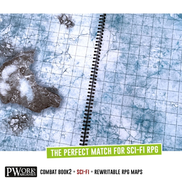 PWork Wargames Combat Book 2: Science fiction Rewritable Combat Maps for Tabletop RPGs