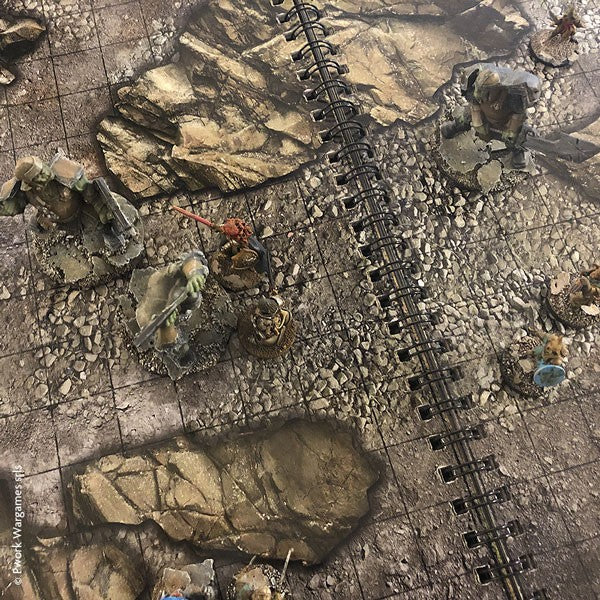 PWork Wargames Combat Book: Rewritable Combat Maps for Tabletop RPGs - 45 Maps