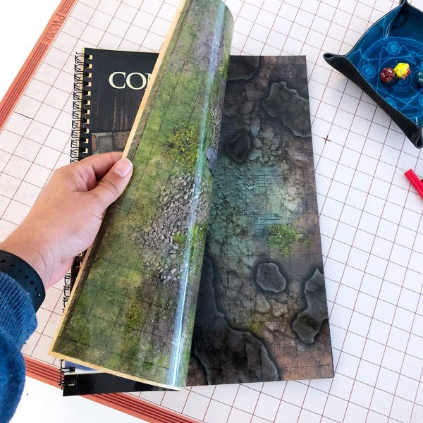 PWork Wargames Combat Book: Rewritable Combat Maps for Tabletop RPGs - 45 Maps