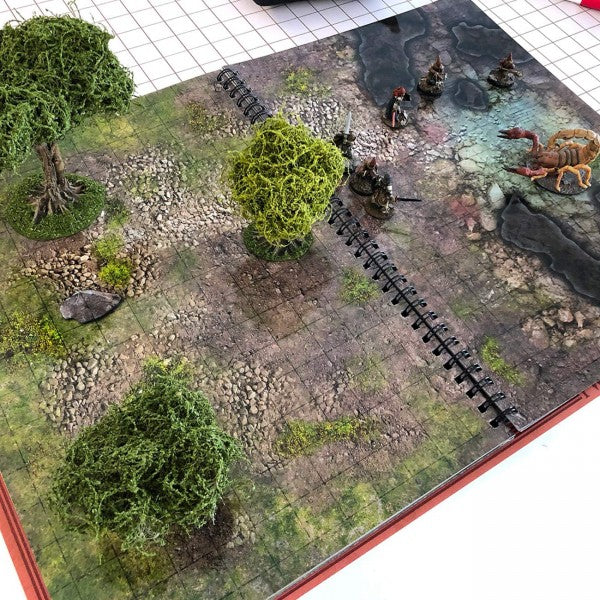 PWork Wargames Combat Book: Rewritable Combat Maps for Tabletop RPGs - 45 Maps