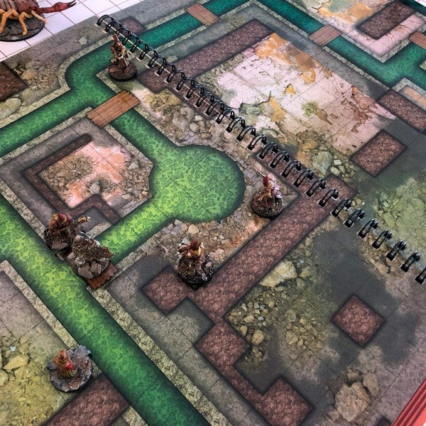 PWork Wargames Combat Book: Rewritable Combat Maps for Tabletop RPGs - 45 Maps