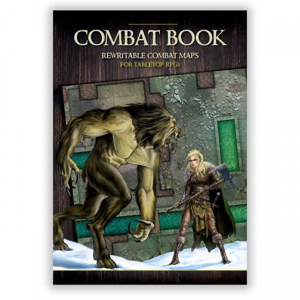 PWork Wargames Combat Book: Rewritable Combat Maps for Tabletop RPGs - 45 Maps