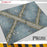 PWork Wargames Neoprene/Rubber Terrain Mat: Cyber City - 44x90"