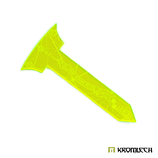 Deep Strike Ruler Template 6" - Small Perimeter - Green