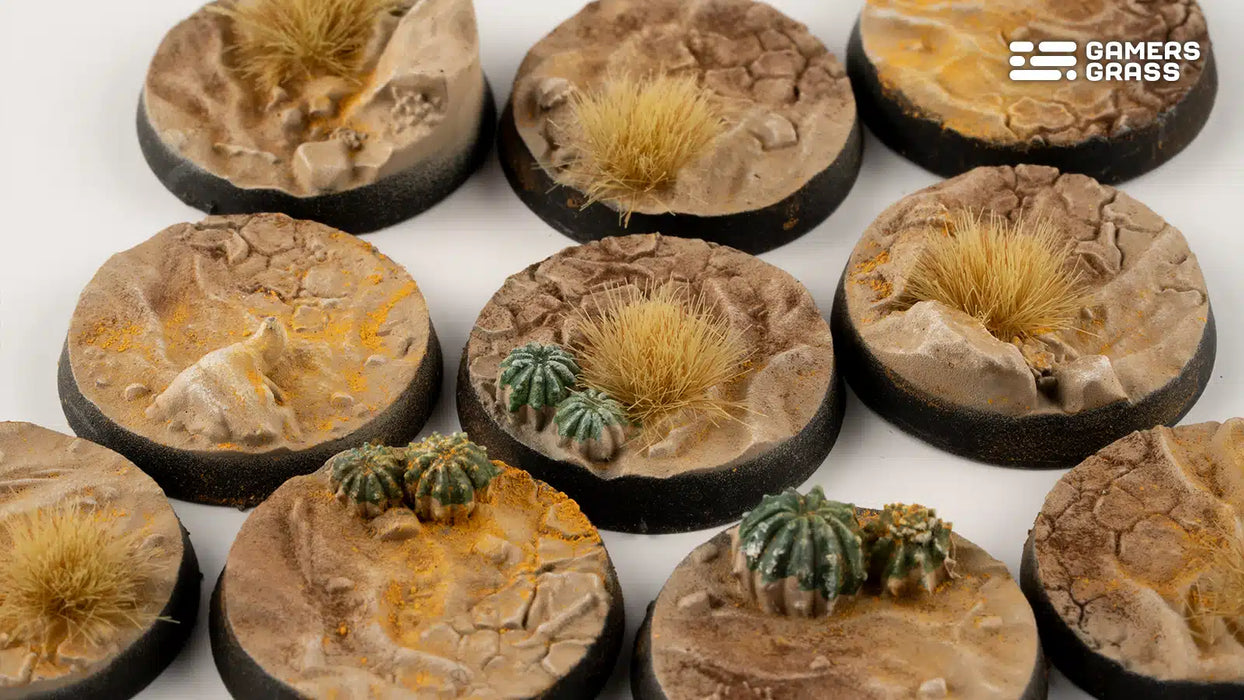 GamersGrass Deserts of Maahl Bases - x10 Round 25mm
