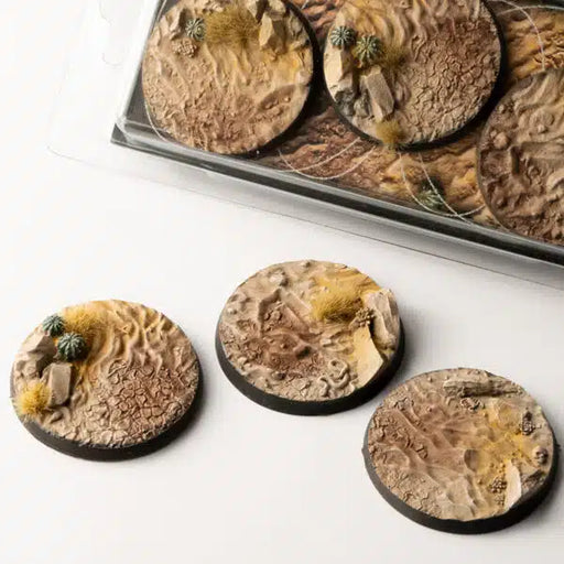 GamersGrass Deserts of Maahl Bases - x3 Round 50mm