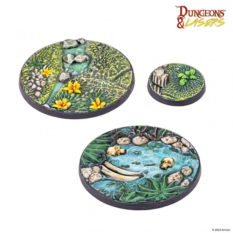 Dungeons & Lasers - Detailed Bases Pack