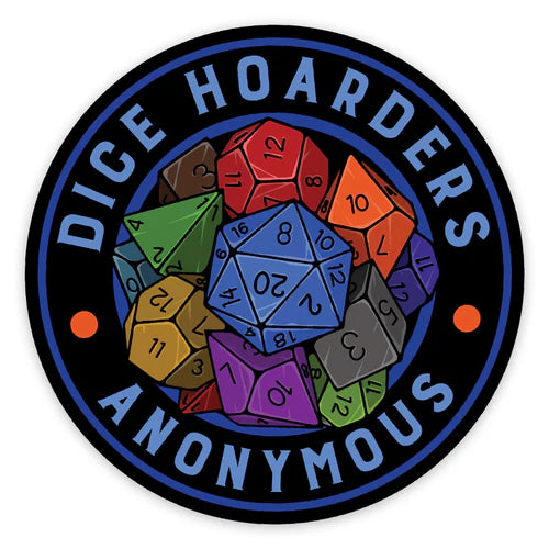 GlassStaff Sticker - Dice Hoarders Anon