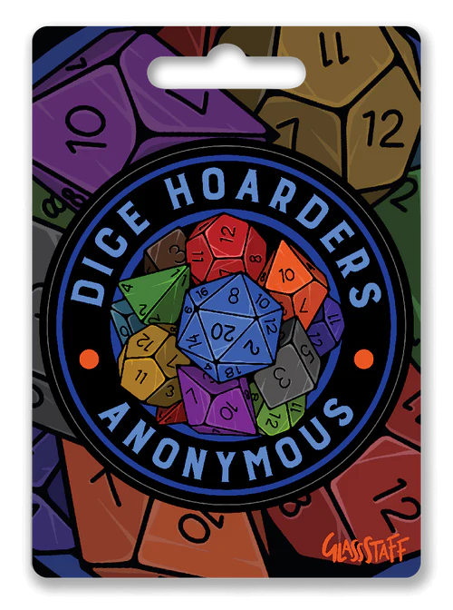 GlassStaff Sticker - Dice Hoarders Anon