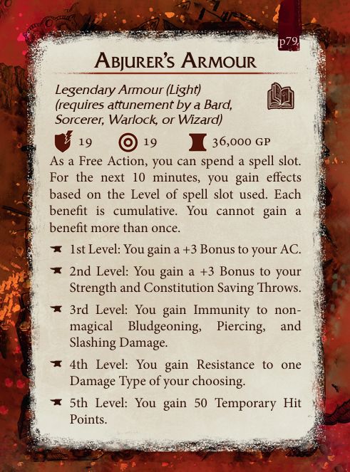 Vault 5e: Hammer & Anvil Magic Item Deck