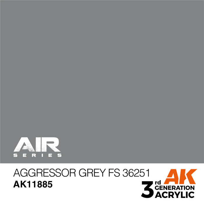 AK Interactive Air Series - Aggressor Grey FS 36251 - 18ml