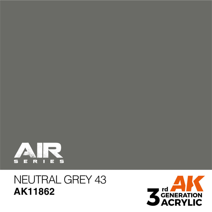 AK Interactive Air Series - Neutral Grey 43 - 18ml