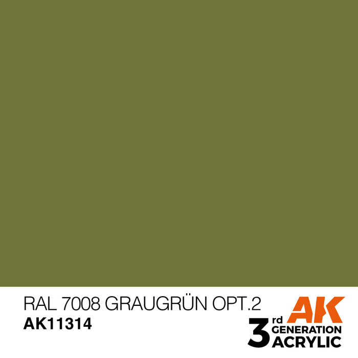 AK Interactive AFV Series - RAL 7008 Graugrün Opt 2 - 18ml
