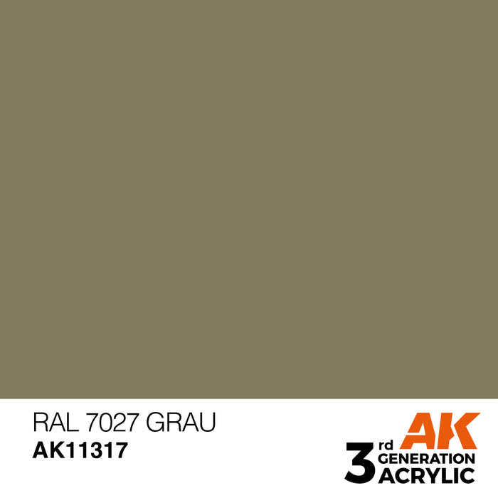 AK Interactive AFV Series - RAL 7027 Grau - 18ml