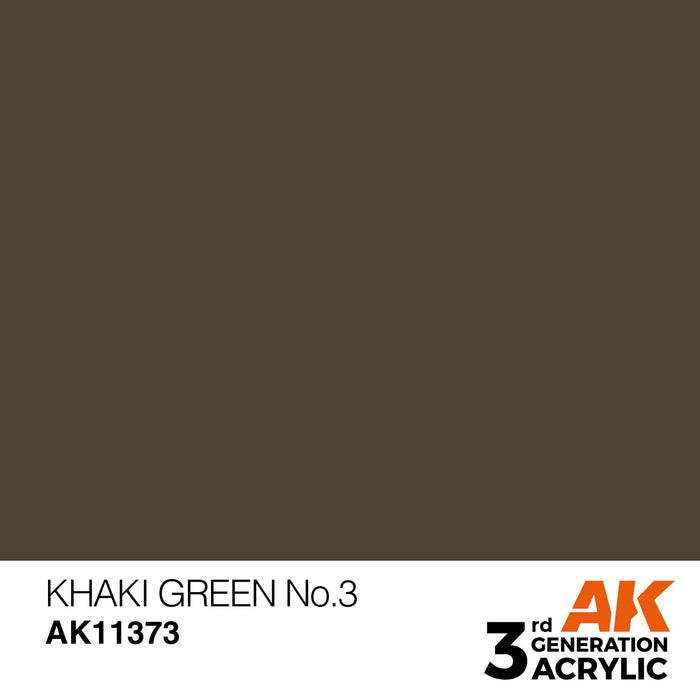 AK Interactive AFV Series - Khaki green No.3 - 18ml