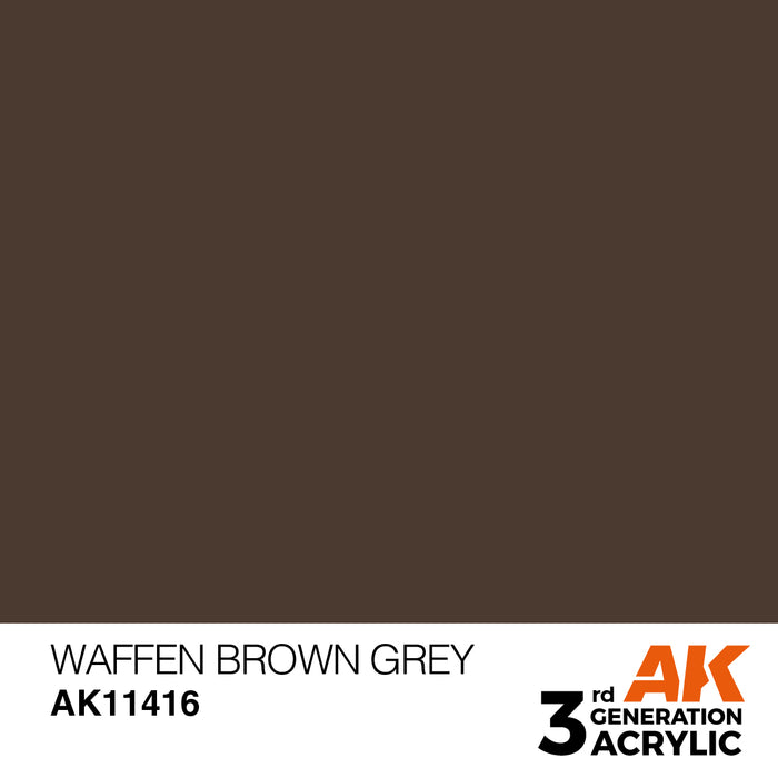 AK Interactive Figure Series - Waffen Brown Grey - 18ml