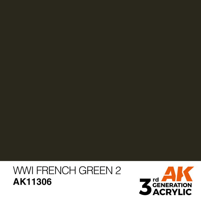 AK Interactive AFV Series - WWI French Green 2 - 18ml