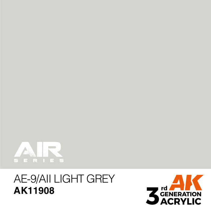 AK Interactive Air Series - AE-9/AII Light Grey - 18ml