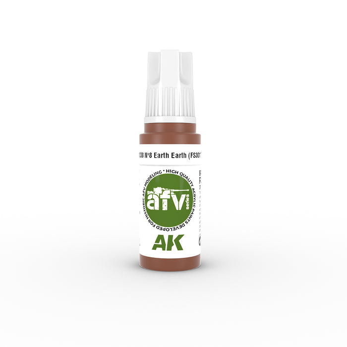 AK Interactive AFV Series - Nº8 Earth Red (FS30117) - 18ml