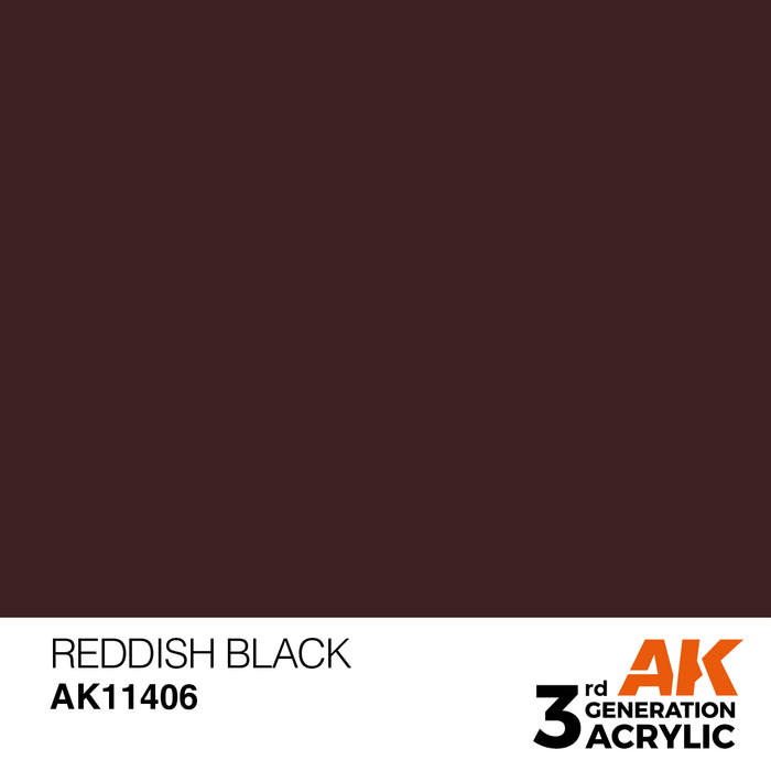 AK Interactive Figure Series - Reddish Black - 18ml