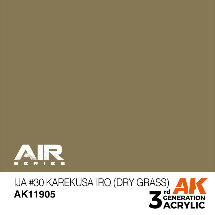 AK Interactive Air Series - IJA #30 Karekusa iro (Dry Grass) - 18ml