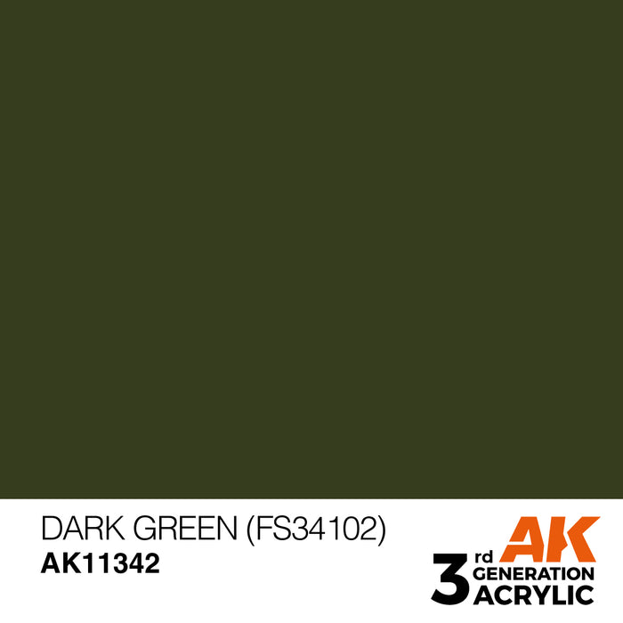 AK Interactive AFV Series - Dark Green (FS34102) - 18ml