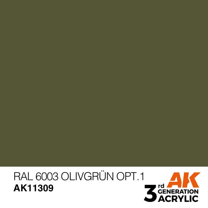 AK Interactive AFV Series - RAL 6003 Olivgrün opt.1 - 18ml