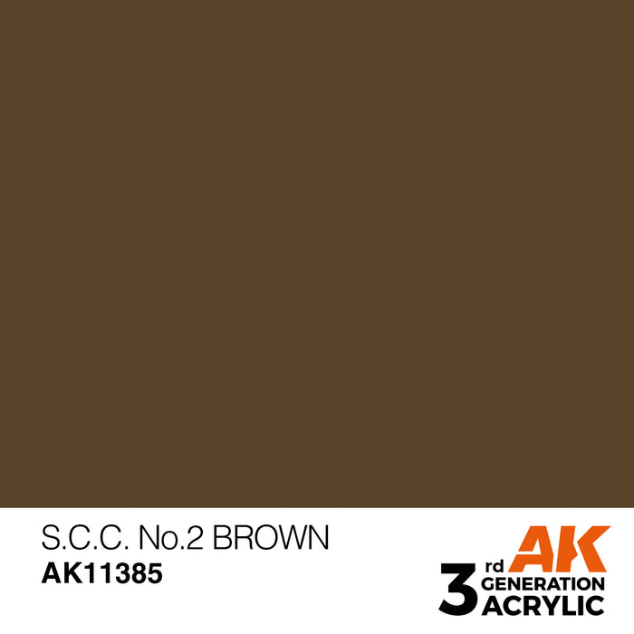AK Interactive AFV Series - S.C.C. No.2 Brown - 18ml