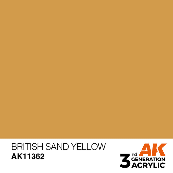AK Interactive AFV Series - British Sand Yellow - 18ml