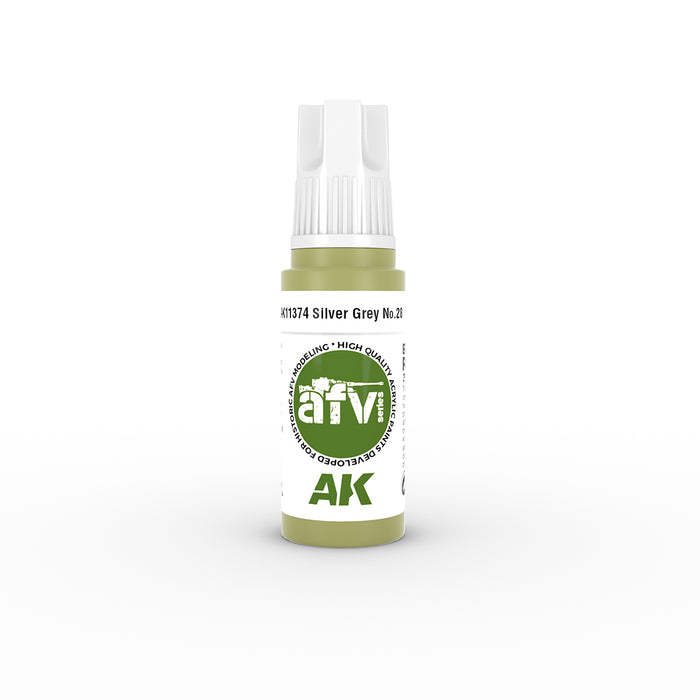 AK Interactive AFV Series - Silver Grey No.28 - 18ml