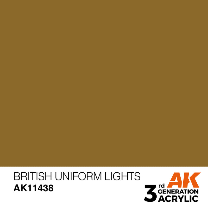 AK Interactive Figure Series - British Uniform Lights - 18ml
